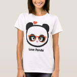 Liebe Panda® T-Shirt<br><div class="desc">Liebe Panda® Bekleidungsprodukt von Niedlichen Marken. Weitere Informationen zur Liebe Panda® Karo finden Sie unter CUTEandHAPPY.com</div>