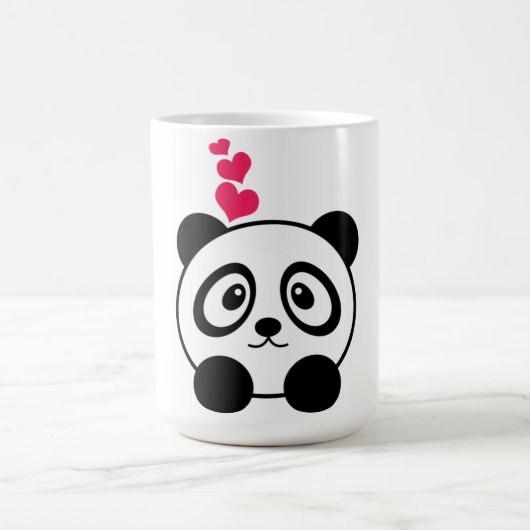 Liebe-Panda-Tasse Kaffeetasse (Mittel)