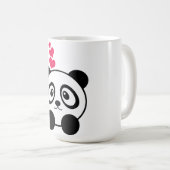 Liebe-Panda-Tasse Kaffeetasse (VorderseiteRechts)