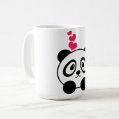 Liebe-Panda-Tasse Kaffeetasse (Vorderseite Links)