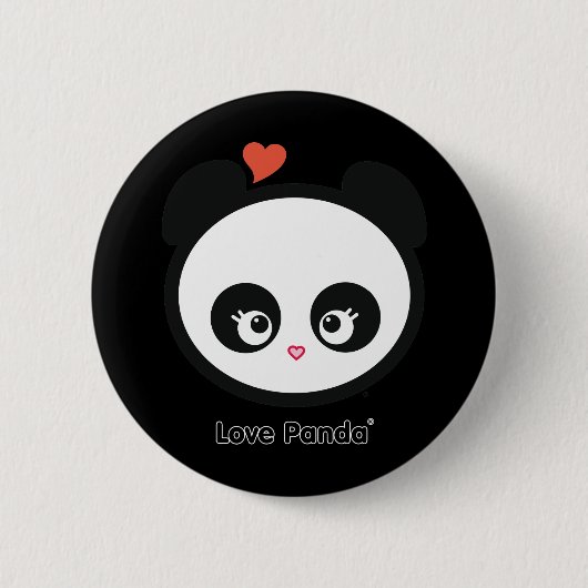 Liebe Panda®-Taste Button (Vorderseite)