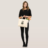 Liebe Panda® Tiny Tote Bag Mini Stoffbeutel (Vorderseite (Model))