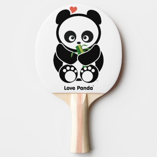 Liebe Panda® Tischtennis Schläger (Vorderseite)