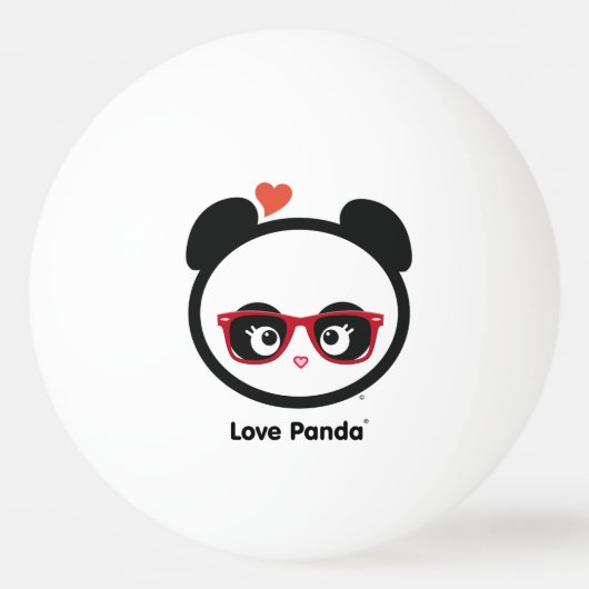 Liebe Panda® Tischtennisball (Vorderseite)