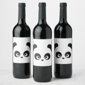Liebe Panda® Weinetikett (Flaschen)