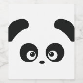 Liebe Panda® Weinetikett (Einzelnes Label)