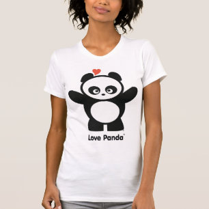 Liebe-Panda® zerstörtes Damen-Kleid T-Shirt