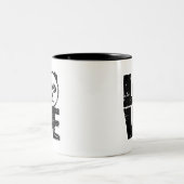 Liebe Panda Zweifarbige Tasse (Mittel)