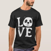 Liebe Pandas Panda Bear Panda Baseball T-Shirt (Vorderseite)