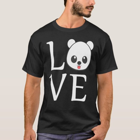 Liebe Pandas T-Shirt (Vorderseite)