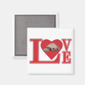 LIEBE-Pangolin Magnet (Vorderseite/Rückseite)