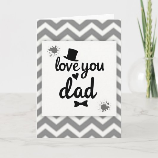 Liebe Papa beste Karte (Vorderseite)