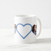 Liebe Papa Großvater Fotos Collage Kaffeetasse (VorderseiteRechts)