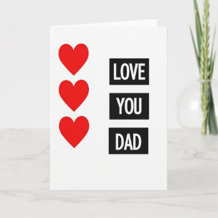 Liebe Papa Karte