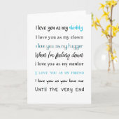 Liebe, Papa, Vatertag, Geburtstag Karte (Gelbe Blume)