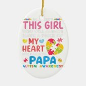 Liebe Papa | Zuhause Décoration Keramik Ornament (Vorne)