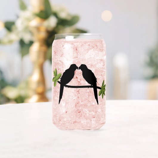 Liebe Papagei Dosenglas (Insitu (Hochzeit))