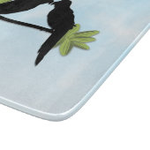 Liebe Papagei Schneidebrett (Ecke)