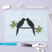 Liebe Papagei Seidenpapier (Handwerk)