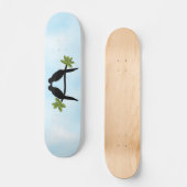 Liebe Papagei Skateboard (Vorderseite)