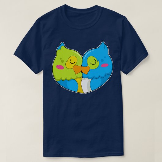 Liebe Papagei T-Shirt (Design vorne)