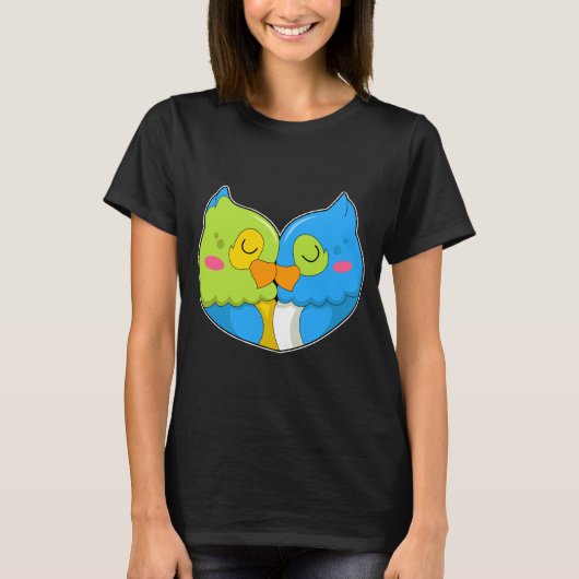 Liebe Papagei T-Shirt (Vorderseite)