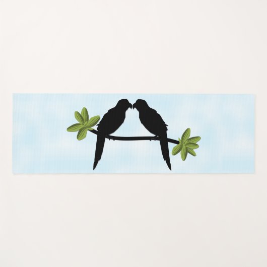 Liebe Papagei Yogamatte (Vorderseite (Horizontal))