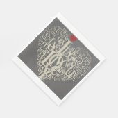Liebe Paper Napkin Serviette (Ecke)