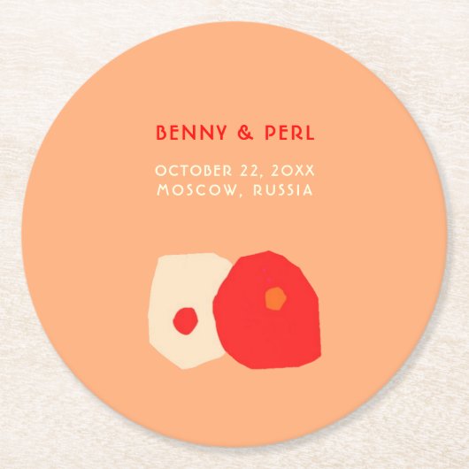 Liebe Paper Untersetzer (Vorderseite)