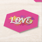 LIEBE Paper Untersetzer (angewinkelt)