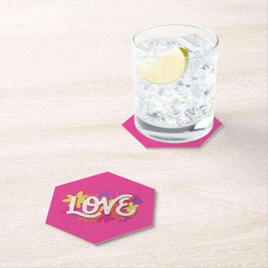 LIEBE Paper Untersetzer (Vor Ort)