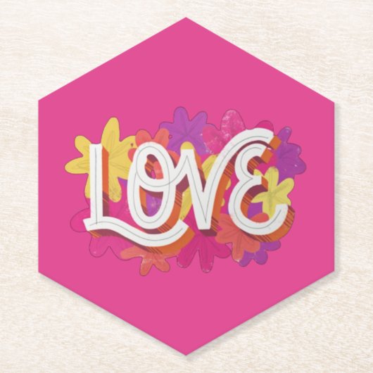 LIEBE Paper Untersetzer (Vorderseite)