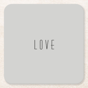 "Liebe" Papier Untersetzer