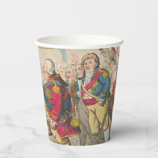 Liebe - Papiergruppen Pappbecher (Rückseite)