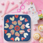 Liebe-Papierplatte Pappteller (Party)