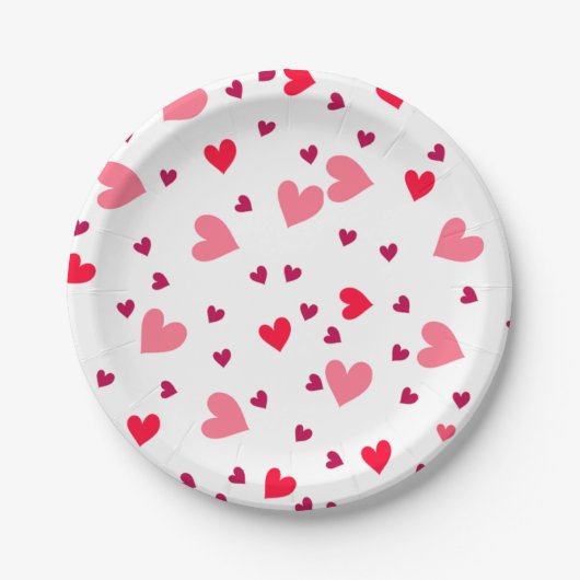Liebe Papierplatte Pappteller (Vorderseite)