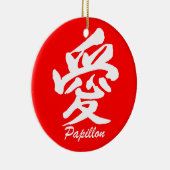 Liebe papillon keramikornament (Rechts)