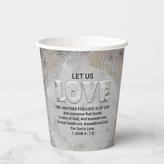 Liebe Pappbecher (Rückseite)