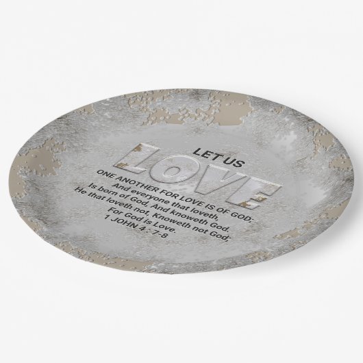 Liebe Pappteller (Schrägansicht)