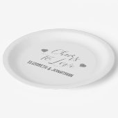 Liebe Pappteller (Schrägansicht)