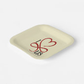 Liebe Pappteller (Gewinkelt)