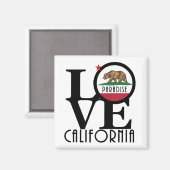 LIEBE Paradise California Magnet (Vorderseite/Rückseite)
