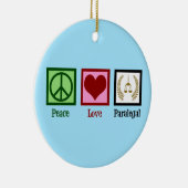 Liebe Paralegal Keramik Ornament (Rechts)
