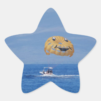 Liebe Parasailing Stern-Aufkleber