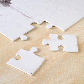 Liebe Pärchen mit rotem Schirm Puzzle (Seite)
