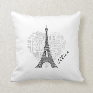 Liebe Paris Anmutiger Eiffelturm Kissen