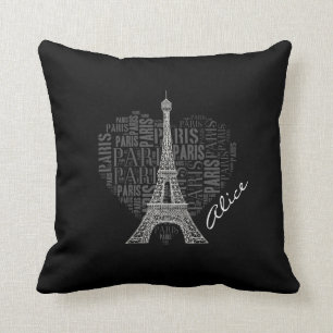 Liebe Paris Anmutiger Eiffelturm Kissen