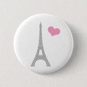 Liebe Paris Button Button (Vorderseite)