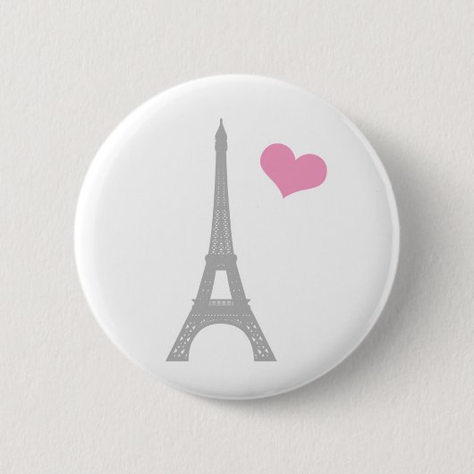 Liebe Paris Button Button (Vorderseite)