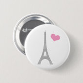 Liebe Paris Button Button (Vorne & Hinten)